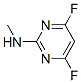 4,6-二氟-n-甲基-2-氨基嘧啶结构式_165258-57-1结构式