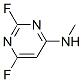 2,6-氟-n-甲基-4-氨基嘧啶结构式_165258-58-2结构式