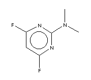 (9ci)-4,6-二氟-N,N-二甲基-2-嘧啶胺结构式_165258-63-9结构式
