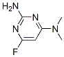 2-氨基-4-二甲基氨基-6-氟嘧啶结构式_165258-70-8结构式