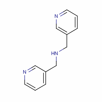 N,N-双(吡啶-3-甲基)胺结构式_1656-94-6结构式