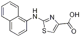 2-(Naphthalen-1-ylamino)thiazole-4-carboxylicacid Structure,165682-87-1Structure