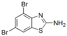 2-氨基-4,6-二溴苯并噻唑结构式_16582-60-8结构式