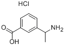 3-(1-氨基乙基)苯甲酸盐酸盐结构式_165949-85-9结构式
