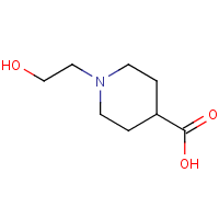 1-(2-羟基乙基)哌啶-4-羧酸结构式_16665-18-2结构式