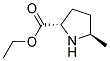 L-proline, 5-methyl-, ethyl ester, trans-(9ci) Structure,166941-67-9Structure