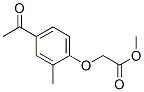 2-(4-乙酰基-2-甲基苯氧基)-乙酸甲酯结构式_166953-80-6结构式