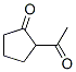 2-乙酰基环戊酮结构式_1670-46-8结构式