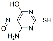 4-氨基-6-羟基-2-巯基-5-亚硝基嘧啶结构式_1672-48-6结构式