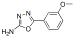 5-(3-Methoxyphenyl)-1,3,4-oxadiazol-2-amine Structure,1673-44-5Structure