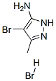5-氨基-4-溴-3-甲基吡唑溴化氢结构式_167683-86-5结构式