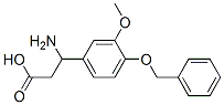 3-氨基-3-(4-苄氧基-3-甲氧基苯基)-丙酸结构式_167887-37-8结构式