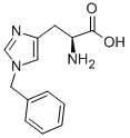 2-氨基-3-[1-(苯基甲基)咪唑-4-基]丙酸结构式_16832-24-9结构式