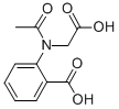 2-(乙酰基羧基甲基氨基)-苯甲酸结构式_16851-69-7结构式