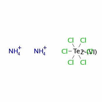 六氯碲酸铵(IV)结构式_16893-14-4结构式