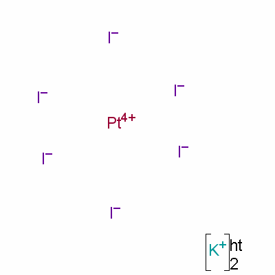 Potassium hexaiodoplatinate Structure,16905-14-9Structure