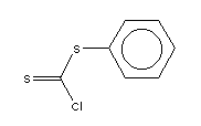 氯代二硫代甲酸苯基酯结构式_16911-89-0结构式