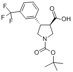 Boc-trans-4-(3-trifluoromethylphenyl)pyrrolidine-3-carboxylic acid Structure,169248-97-9Structure