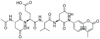 AC-ASP-GLU-VAL-ASP-7-氨基-4-甲基香豆素结构式_169332-61-0结构式