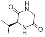 (S)-3-Isopropyl-2,5-piperazinedione Structure,16944-60-8Structure