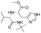 (s)-(9ci)-n-[1-[[(1,1-二甲基乙基)氨基]羰基]-2-甲基丙基]-L-组氨酸甲酯结构式_169453-11-6结构式