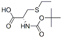 Boc-s-乙基-l-半胱氨酸结构式_16947-82-3结构式