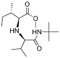 (r)-(9ci)-n-[1-[[(1,1-二甲基乙基)氨基]羰基]-2-甲基丙基]-L-异亮氨酸甲酯结构式_169533-20-4结构式