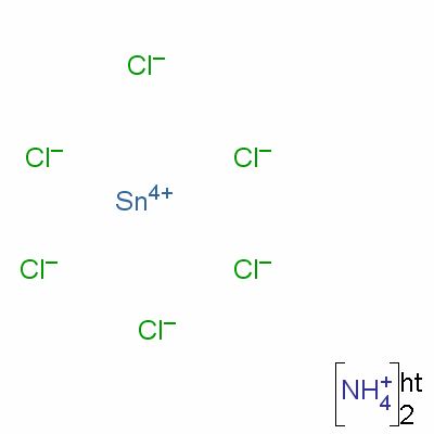 铵六氯锡酸盐(IV)结构式_16960-53-5结构式