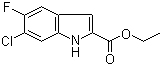 Methyl 6-chloro-5-fluoro-1H-indole-2-carboxylate Structure,169674-00-4Structure