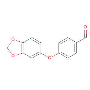 4-(苯并[d][1,3]二氧代l-5-基氧基)苯甲醛结构式_169943-89-9结构式