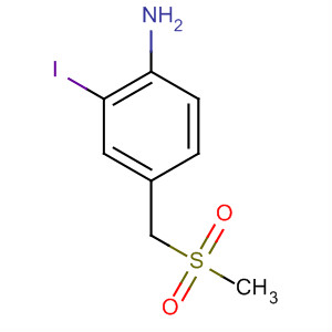 2-Iodo-4-[(methylsulfonyl)methyl]benzenamine Structure,170151-08-3Structure