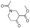 1-乙酰基-4-氧代-3-哌啶羧酸甲酯结构式_17038-83-4结构式