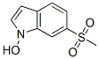 1-Hydroxy-6-(methylsulfonyl)indole Structure,170492-47-4Structure