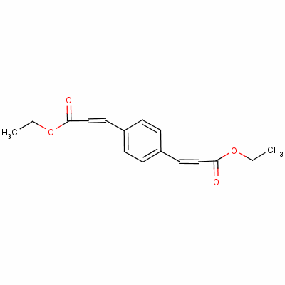 1,4-亚苯基二丙烯酸二乙酯结构式_17088-28-7结构式