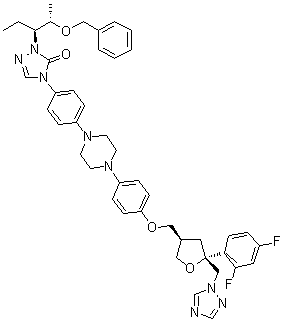 O-苄基泊沙康唑结构式_170985-86-1结构式