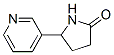 5-(吡啶-3-基)吡咯烷-2-酮结构式_17114-40-8结构式