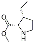 顺式-(9ci)-3-乙基-L-脯氨酸甲酯结构式_171232-79-4结构式