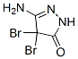 5-Amino-4,4-dibromo-2,4-dihydro-3H-pyrazol-3-one Structure,171294-89-6Structure