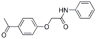 2-(4-乙酰基苯氧基)-N-苯基乙酰胺结构式_17172-76-8结构式