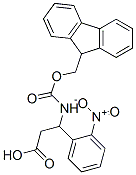 3-(9-Fluorenylmethyloxycarbonyl)amino-3-(2-nitrophenyl)propionic acid Structure,171778-06-6Structure