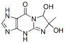 (9ci)-1,4,6,7-四氢-6,7-二羟基-6-甲基-9H-咪唑并[1,2-a]嘌呤-9-酮结构式_171813-05-1结构式