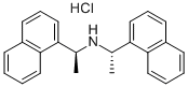 双[(s)-(+)-(1-萘)乙基]胺盐酸盐结构式_171867-34-8结构式
