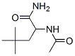  2-(乙酰基氨基)-4,4-二甲基-戊酰胺结构式_172485-73-3结构式