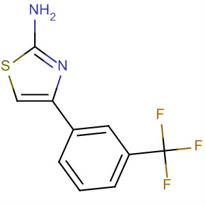 2-氨基-4-(3-三氟甲基苯基)噻唑结构式_172848-41-8结构式