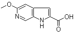1H-Pyrrolo[2,3-c]pyridine-2-carboxylic acid, 5-methoxy- Structure,17288-36-7Structure
