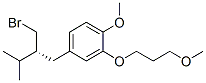 2-(3-Methoxypropoxy)-4-((R)-2-(bromomethyl)-3-methylbutyl)-1-methoxybenzene Structure,172900-69-5Structure