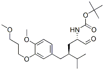 tert-Butyl [(1S,3S)-3-[3-(3-methoxypropoxy)-4-methoxybenzyl]-1-formyl-4-methylpentyl]carbamate Structure,172900-83-3Structure