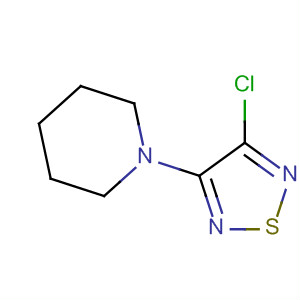 1-(4-Chloro-1,2,5-thiadiazol-3-yl)piperidine Structure,173053-54-8Structure