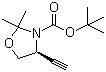 (S)-2,2-dimethyl-3-(n-boc)-4-ethynyl-oxazolidine Structure,173065-16-2Structure