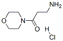 3-氨基-1-吗啉-4-丙烷-1-酮盐酸盐结构式_173336-90-8结构式